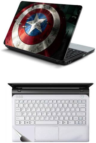 Buy Namo Arts Combo Of Laptop Skins 15 6 Inch Stickers With Laptop Trackpad Skin For All Laptop Notebook Ptmhq10082 Shield Of Captain America Online At Low Prices In India Paytmmall Com