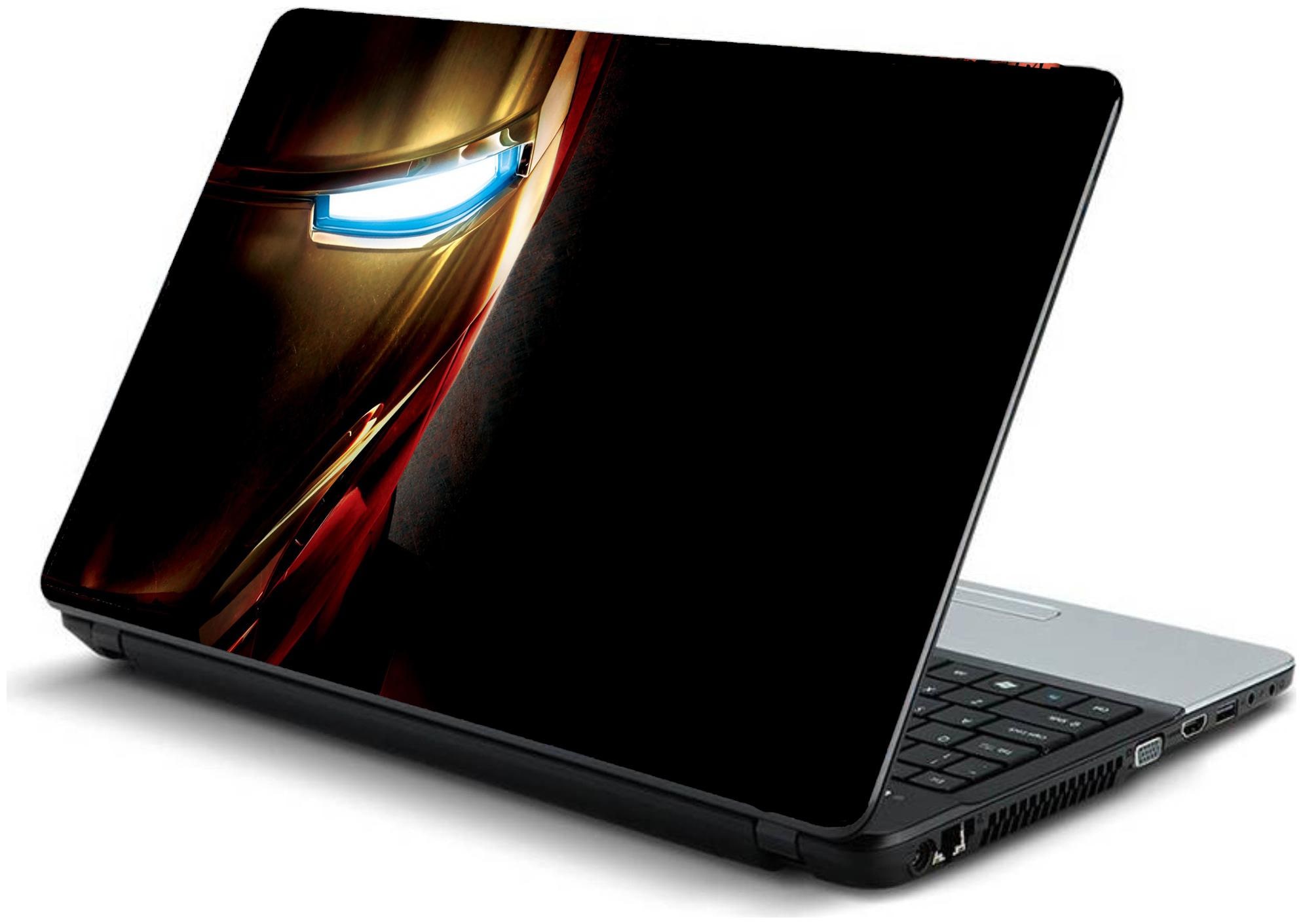 

Namo Arts Half Iron Man Laptop Skin Stickers for HP-Dell-Lenovo-Acer-Asus 15 6 inch Laptops Notebooks