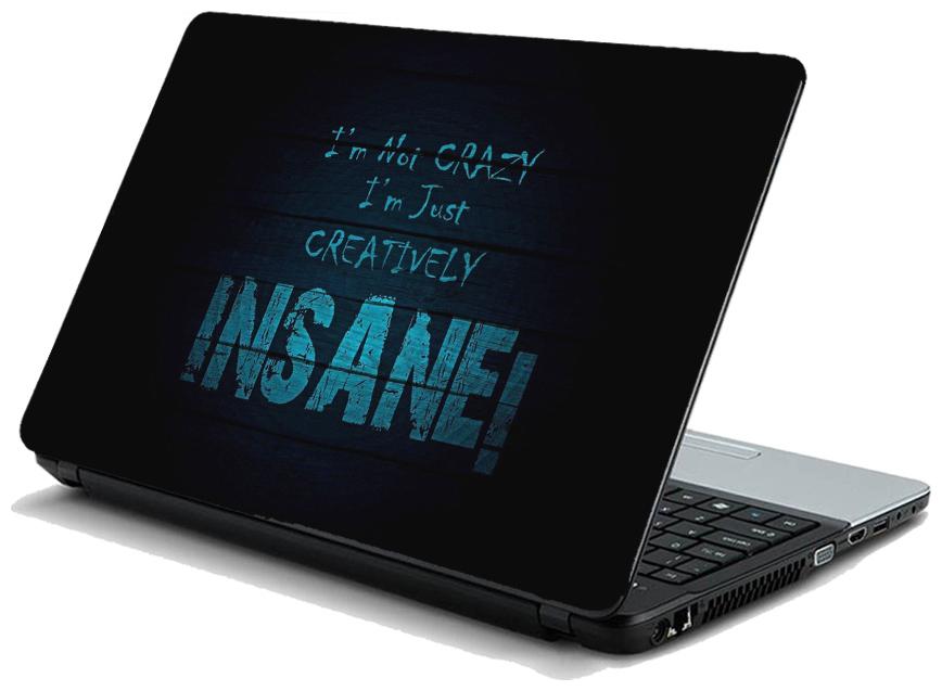 

Namo Arts Insane Laptop Skin Stickers HP-Dell-Lenovo-Acer-Asus Laptops Notebooks 15 6 inch