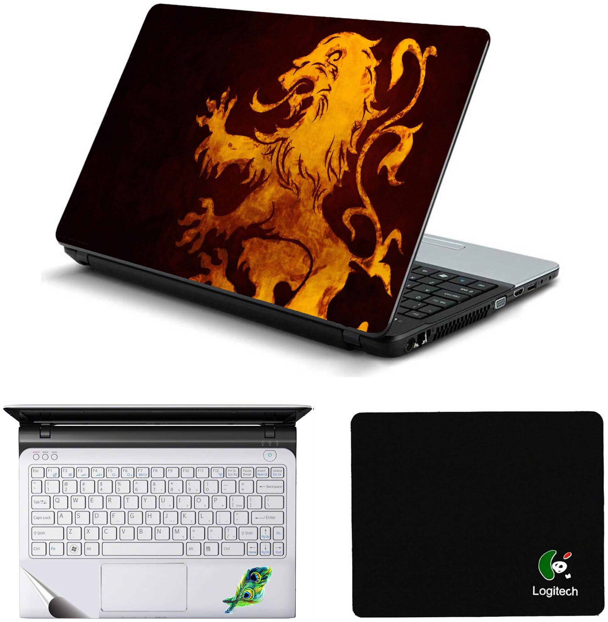

Namo Arts Laptop Accessories Combo Game Of ThronesLaptop Skin Stickers Mouse Pad and Palmrest Skin for HP-Dell-Lenovo-Acer-Asus Laptops Notebooks