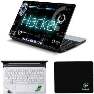 Buy Namo Arts Laptop Accessories Combo Hacker Matricslaptop Skin Stickers Mouse Pad And Palmrest Skin For Hp Dell Lenovo Acer Asus Laptops Notebooks Online At Low Prices In India Paytmmall Com