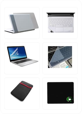 Buy Namo Arts Transparent Laptop Skin 5 In1 Combo Stickers Screen