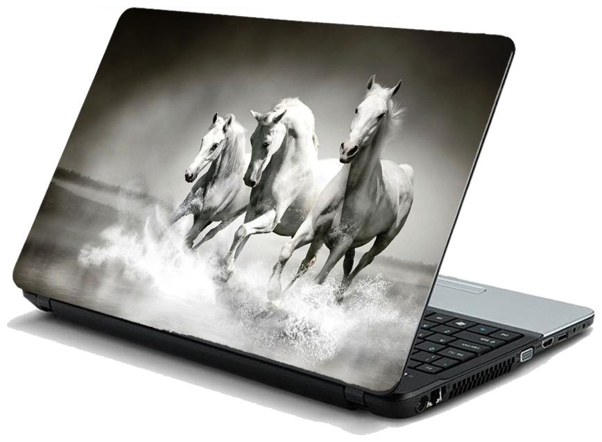 

Namo Arts White Horse Mural Laptop Skin Stickers HP-Dell-Lenovo-Acer-Asus Laptops Notebooks 15 6 inch