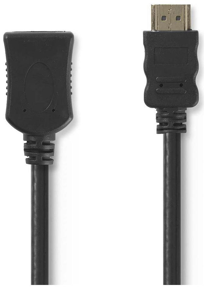 

Nedis High Speed HDMI Cable with Ethernet HDMI Connector Cable - HDMI Female 2 0m (Black)