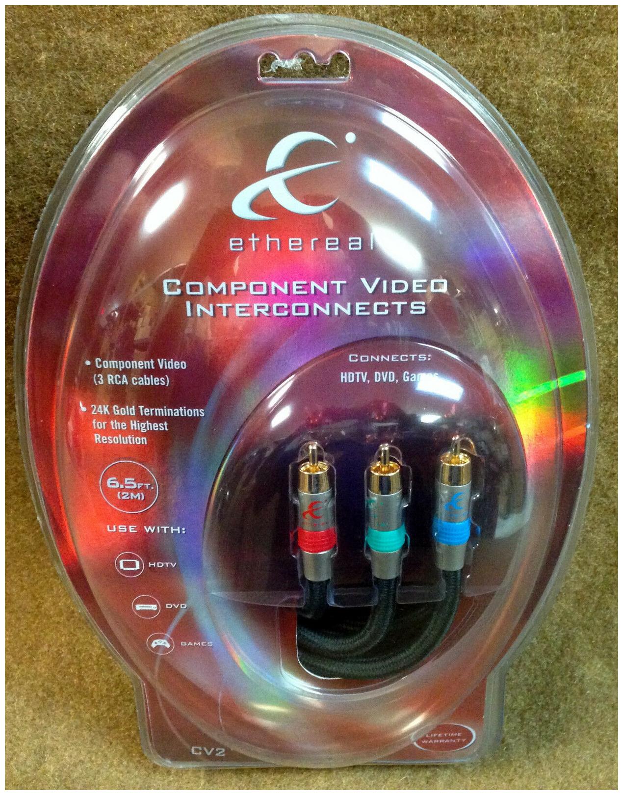 

NEW Ethereal EE-CV2 Component Video Cable 2 Meter (6 5 Ft) Premium Grade