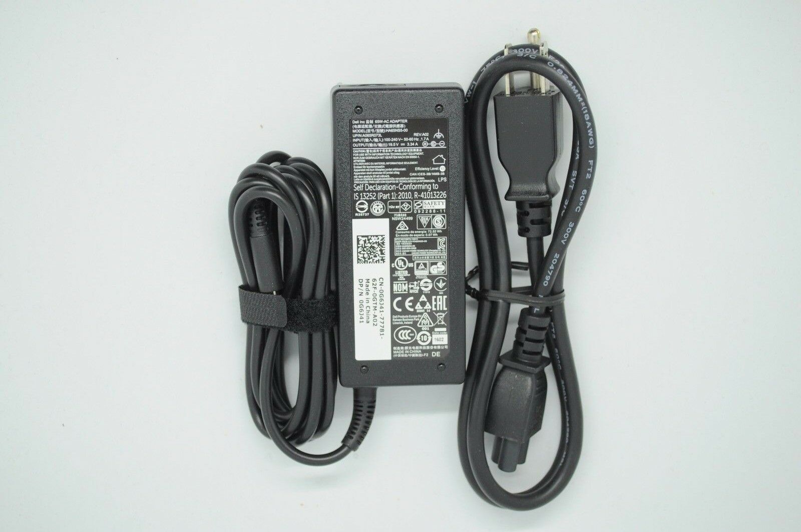 

NEW Genuine DELL Inspiron 15 7570 7573 2-in-1 65W AC Power Adapter Charger