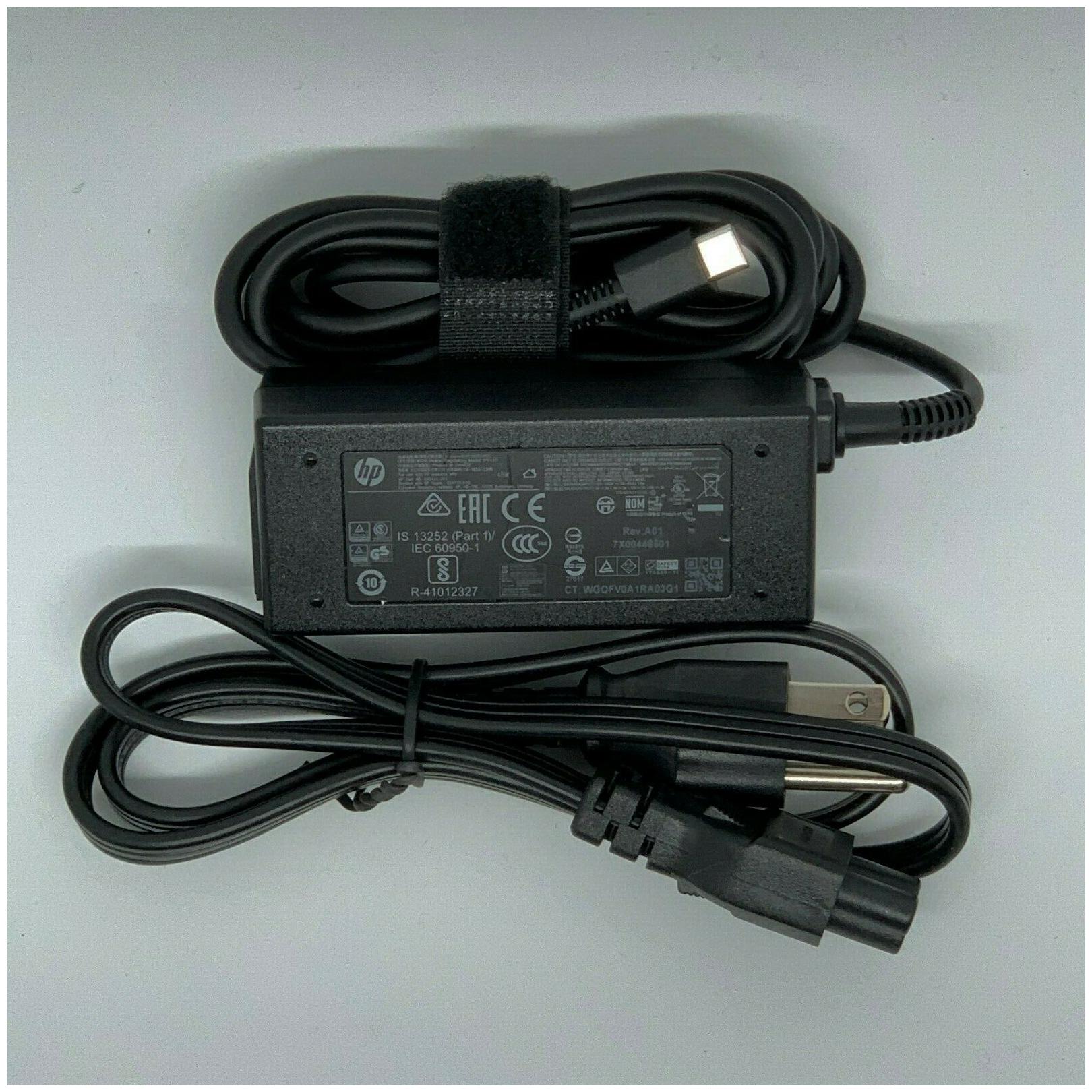 

NEW Genuine 45w AC Power Charger Adapter HP Chromebook x360 11-AE001TU (2YG20PA)