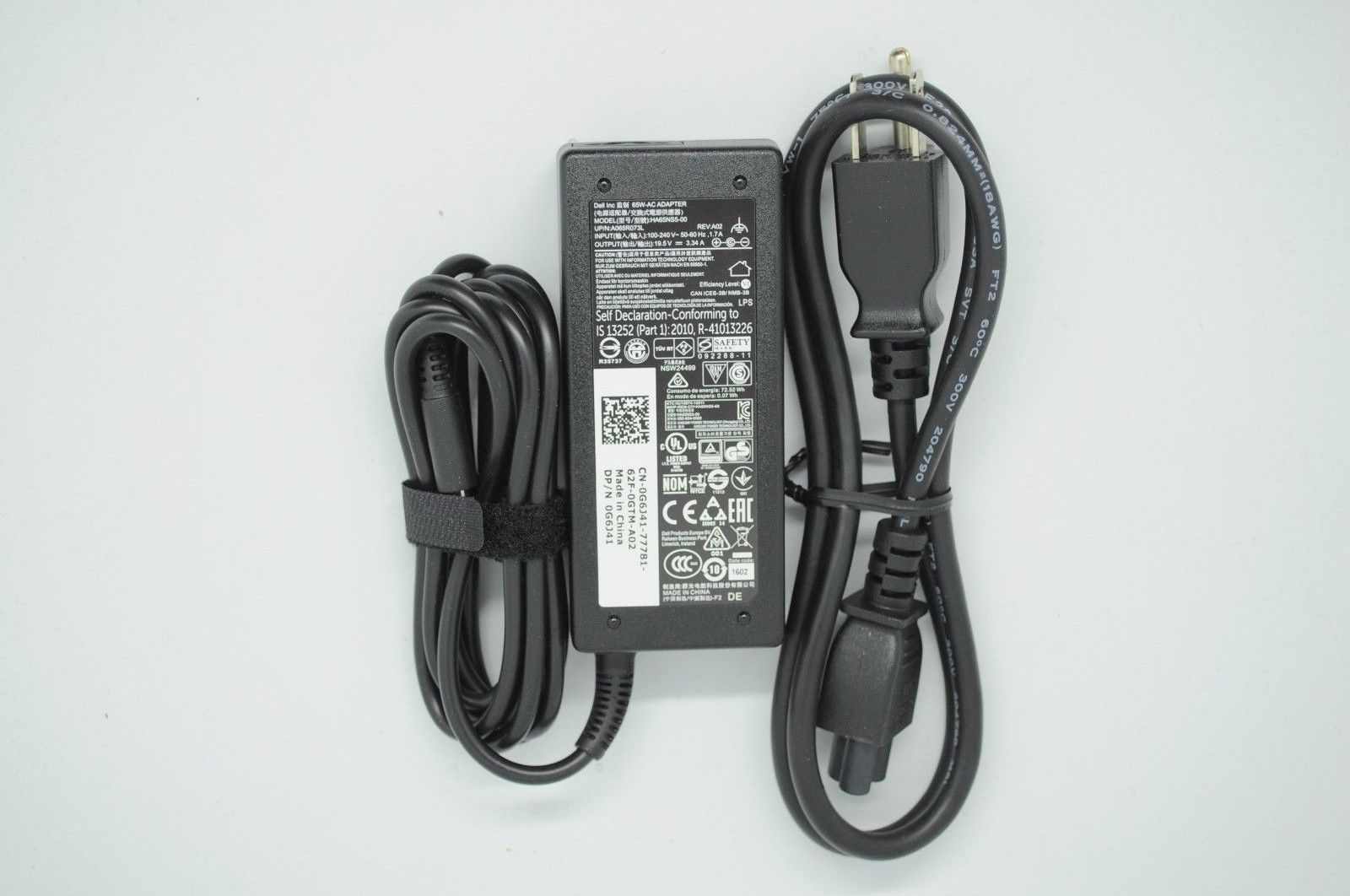

NEW Genuine DELL Inspiron P58F 15-5568 5578 2-in-1 65W AC Power Adapter Charger
