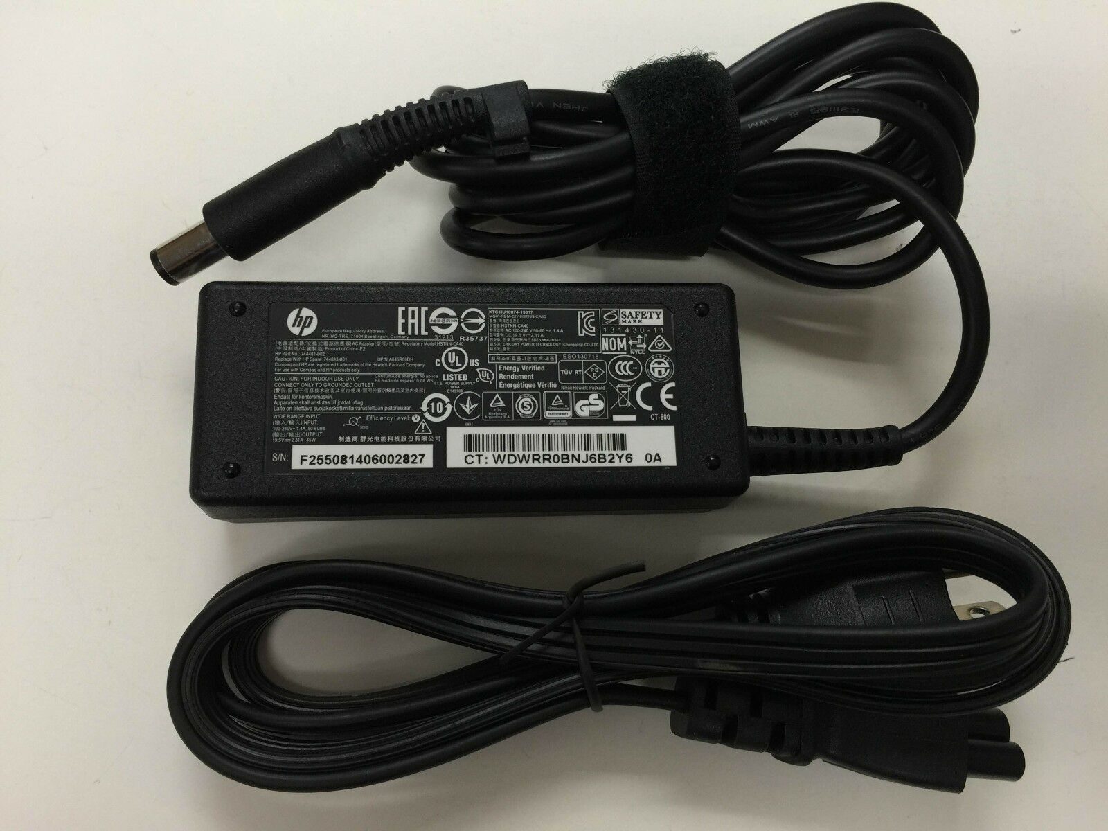 

NEW Genuine HP EliteBook 820-G1 (J2L02EP) 45W AC Power Adapter Laptop Charger