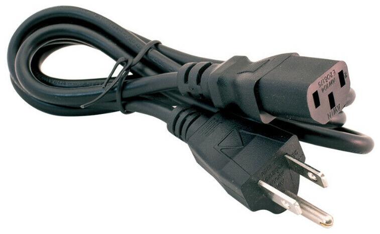 

New Power Cable Cord 3 Prong Female 3 Prong Male 6 Ft