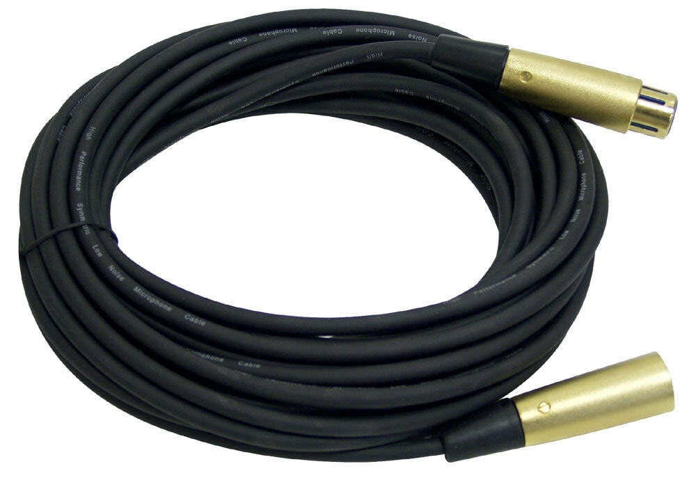 

NEW Pyle PPMCL30 30ft Symmetric Microphone Cable XLR Female to XLR Male