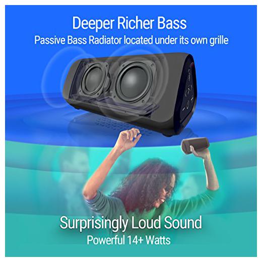 Portable Bluetooth Speaker 14-Watts Deliver Bigger Bass... OontZ Angle 3 Ultra