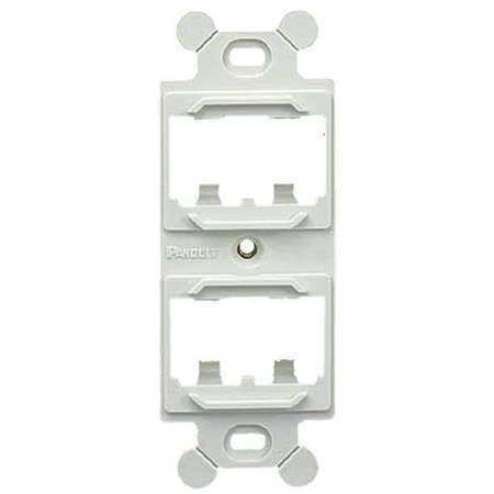 

PANDUIT CF1064WHY 106 Module Frame Mini Com 4 Port White