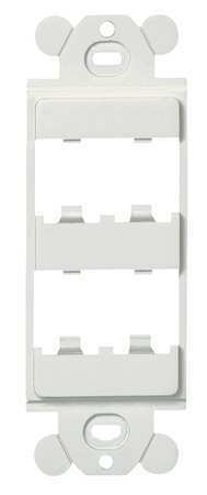 

PANDUIT CFG4WH GFCI Module Frame Mini Com 4 Port White