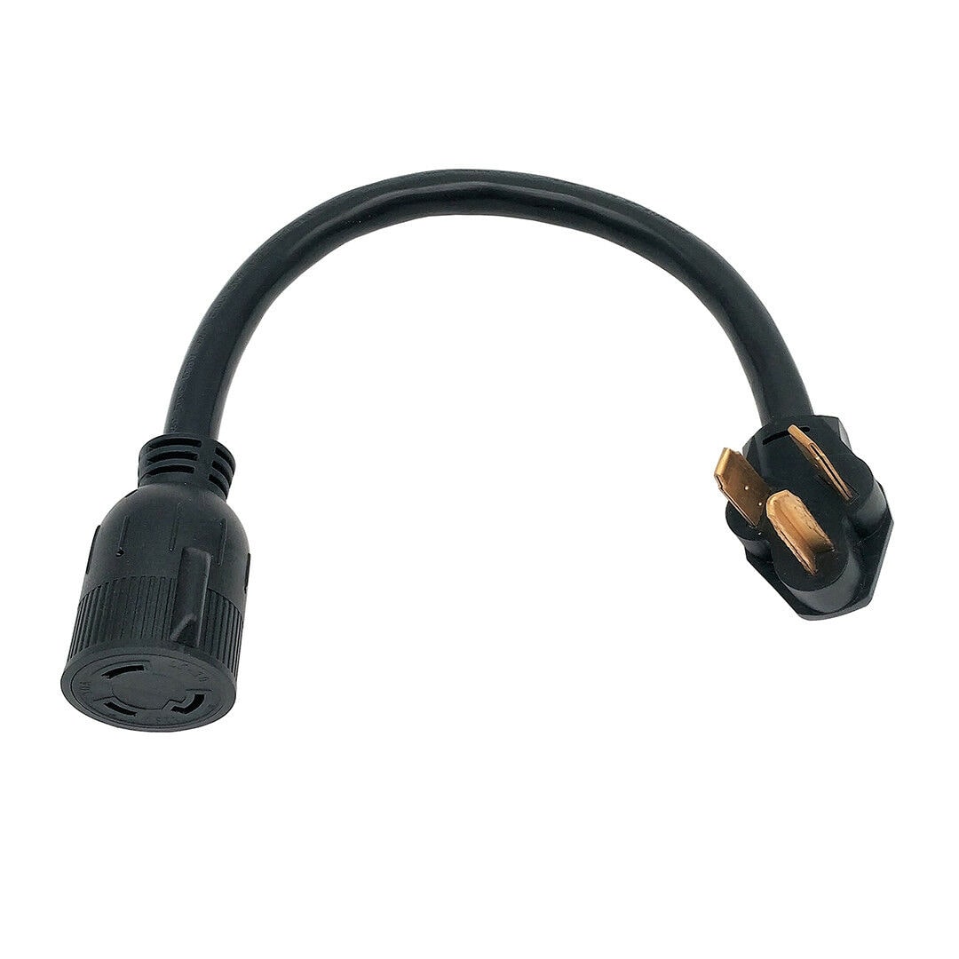 

Parkworld 60103 Generator Adapter Cord NEMA L5-30 Plug to Dryer 10-30 Receptacle