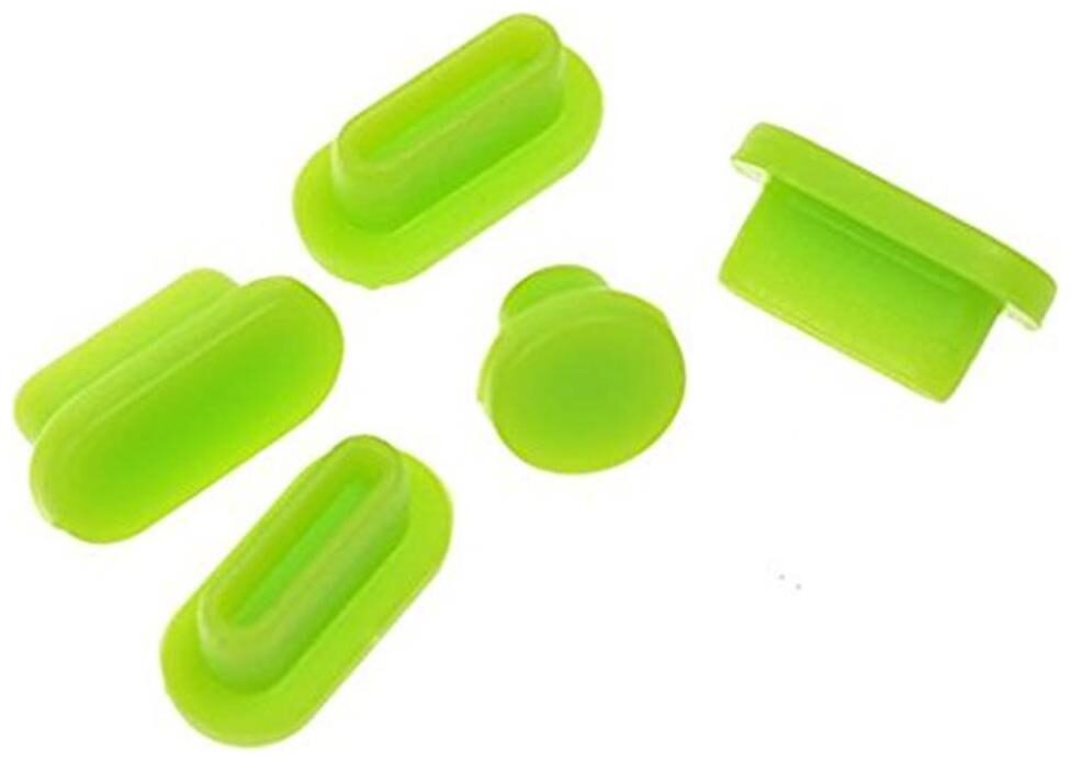 

Pashay Anti Dust Silicone Plugs Cover for Apple Macbook pro 13 Touch Green color