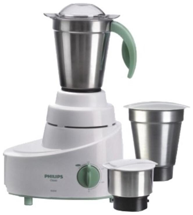 

Philips HL1606 03 500 W Mixer Grinder (White Green 3 Jar)