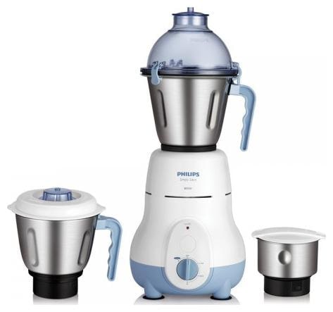 

Philips HL1643 04 600 W Mixer Grinder (Blue 3 Jar)