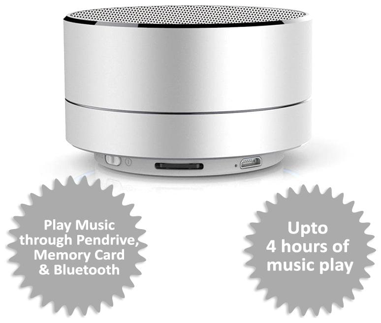 

Pickadda A10 Bluetooth Portable speaker ( Assorted )