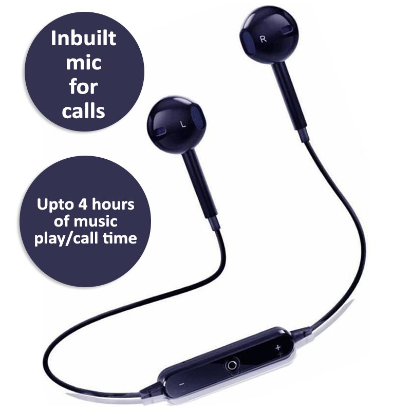 

Pickadda S6-BT In-Ear Bluetooth Headset ( Black )