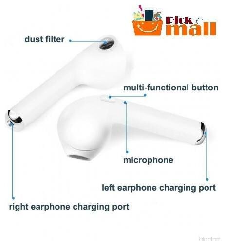 

PICKMALL 100165 100165 In-Ear Bluetooth Headset ( White )