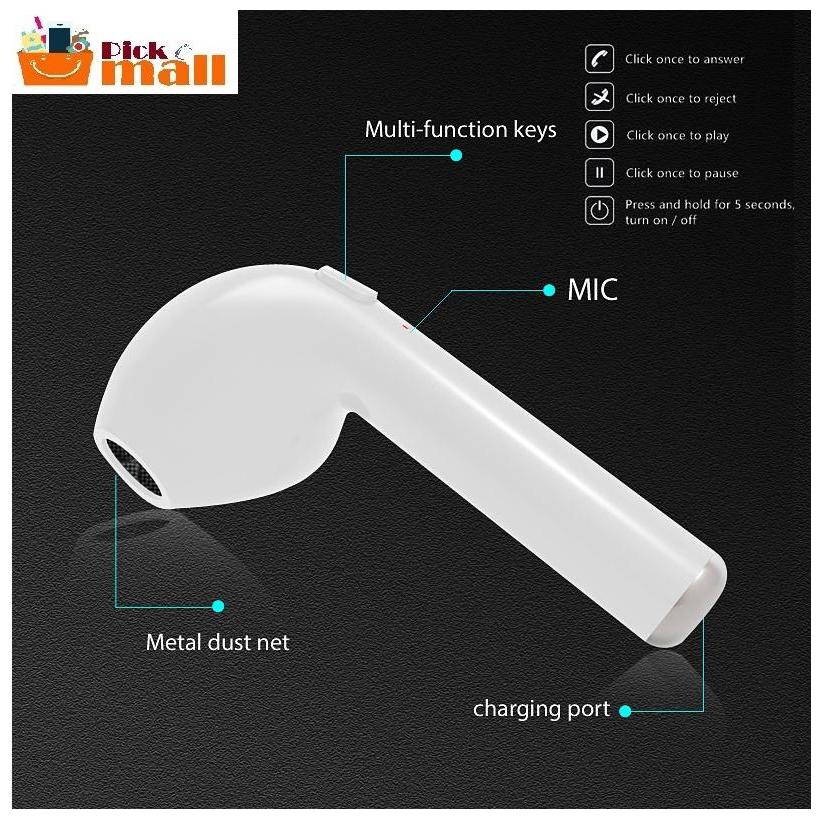 

PICKMALL 100169 100169 In-Ear Bluetooth Headset ( White )