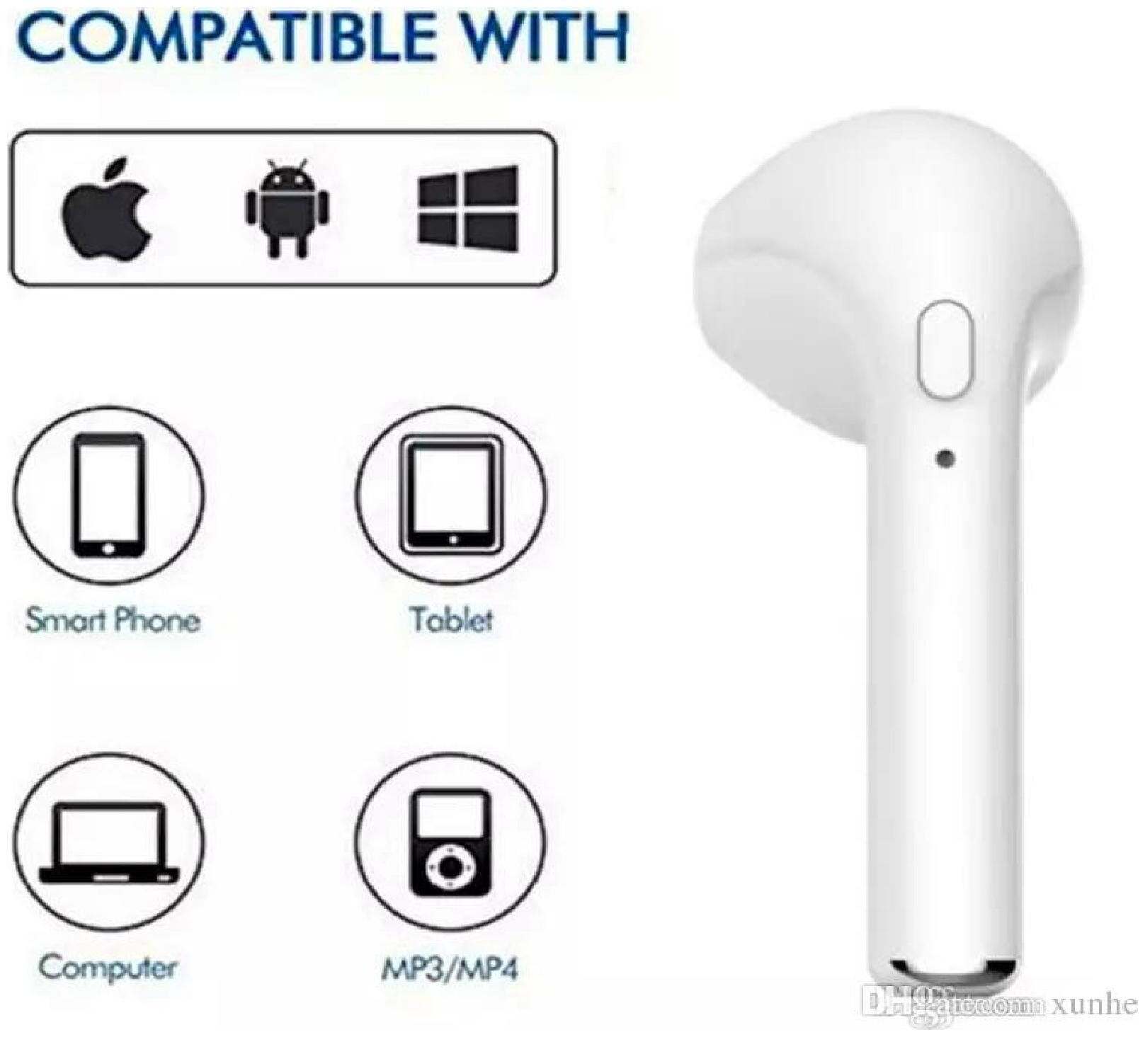 

PickMall 5 4 Mono Headset (White)