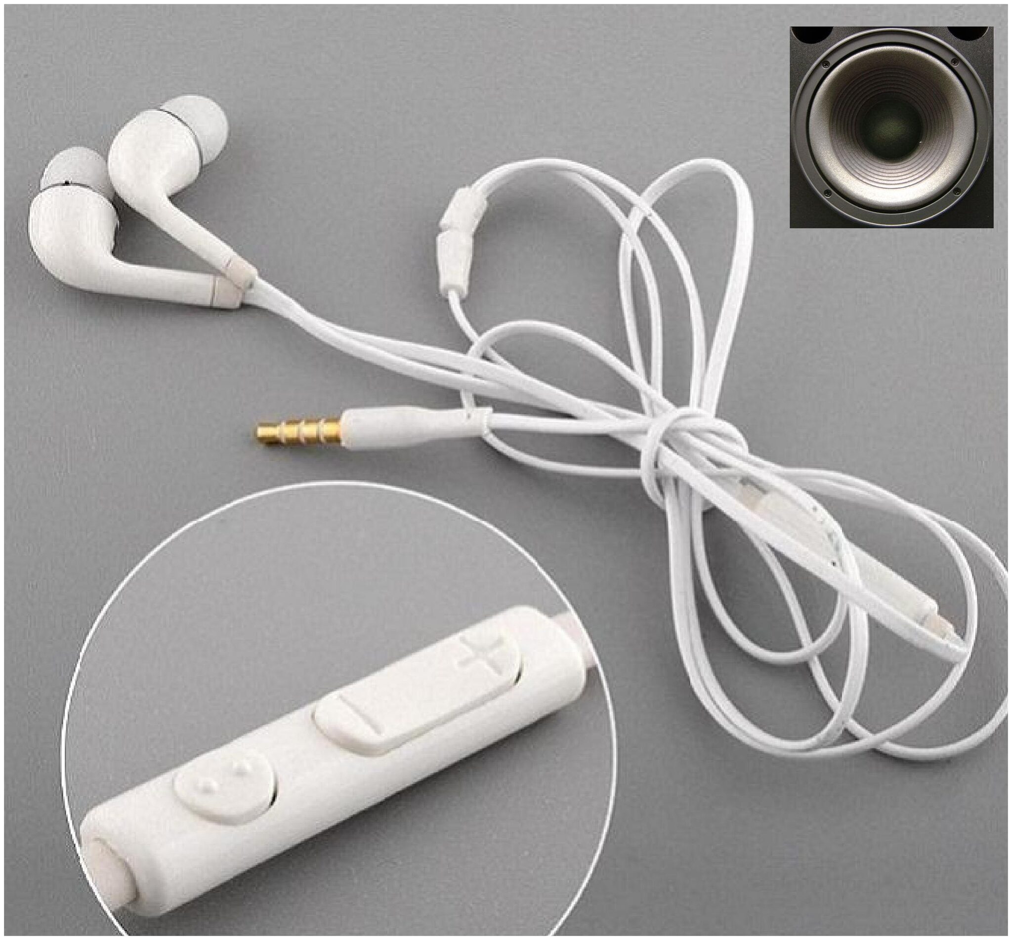 

PICKMALL Samsung23 In-Ear Wired Headphone ( White )