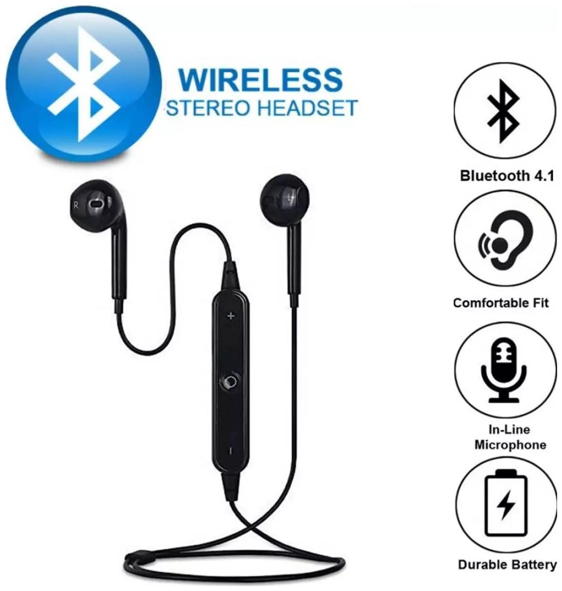 

PICKMALL In-Ear Bluetooth Headset ( Black )