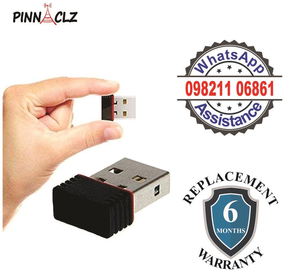 

Pinnaclz Wi-Fi Adapter Dongle 301 - 600 mbps Wi Fi Adapter