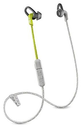 Plantronics Backbeat Fit 305 Sweatproof Sport Earbuds Wireless Headphones (Lime Green & Grey
