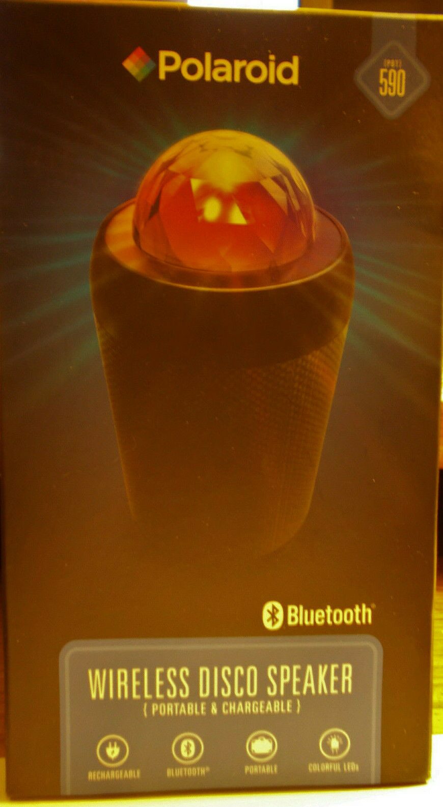 polaroid wireless disco bluetooth speaker