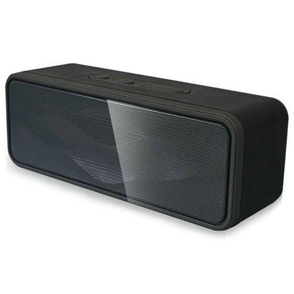 

Portable Wireless Speaker 3D Subwoofer Bass HiFi Handsfree FM Black