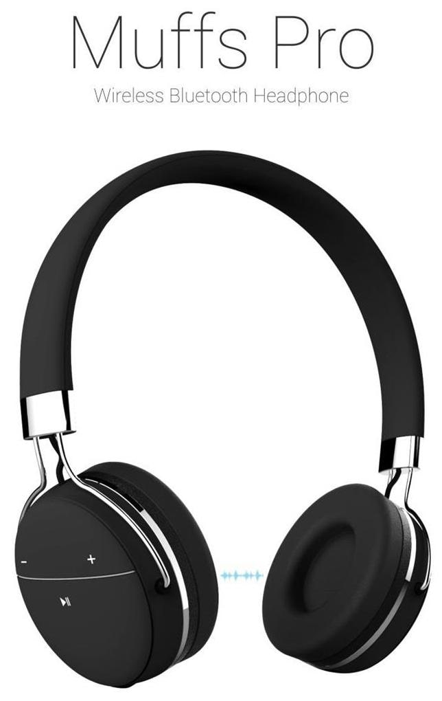 

Portronics Muffs Pro POR-645 Muffs Pro Over-Ear Bluetooth Headset ( Black )