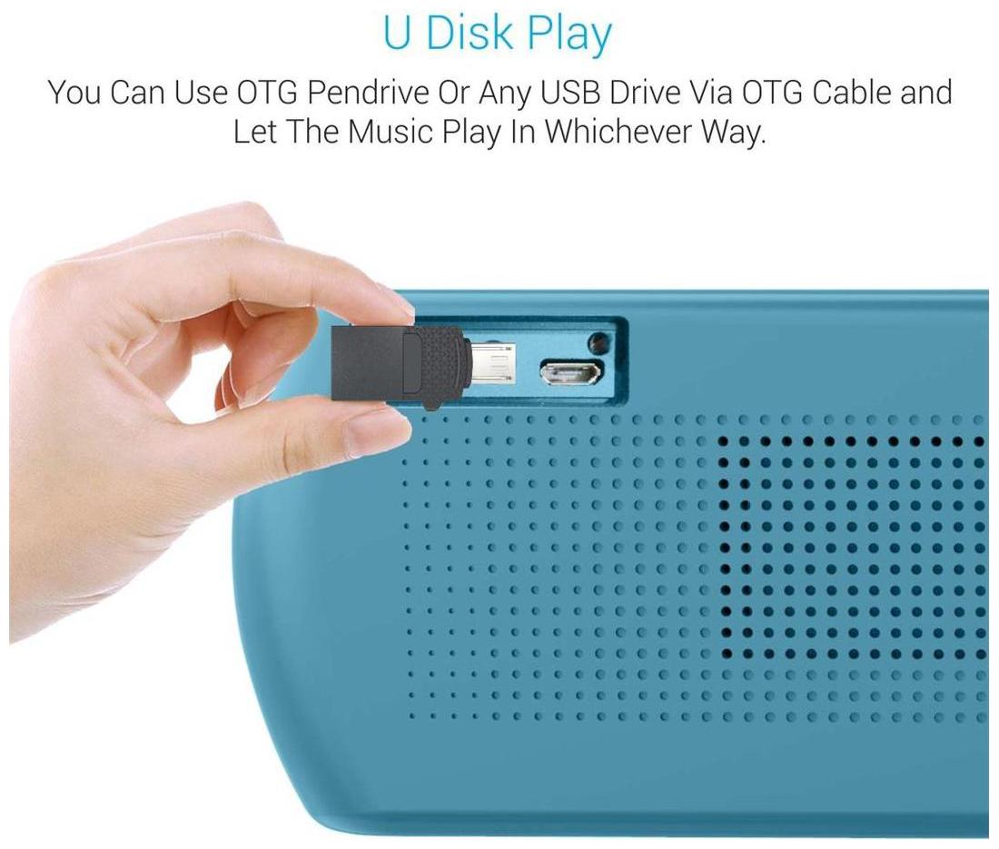 

Portronics POR-780 Bluetooth Speaker (Sky Blue)