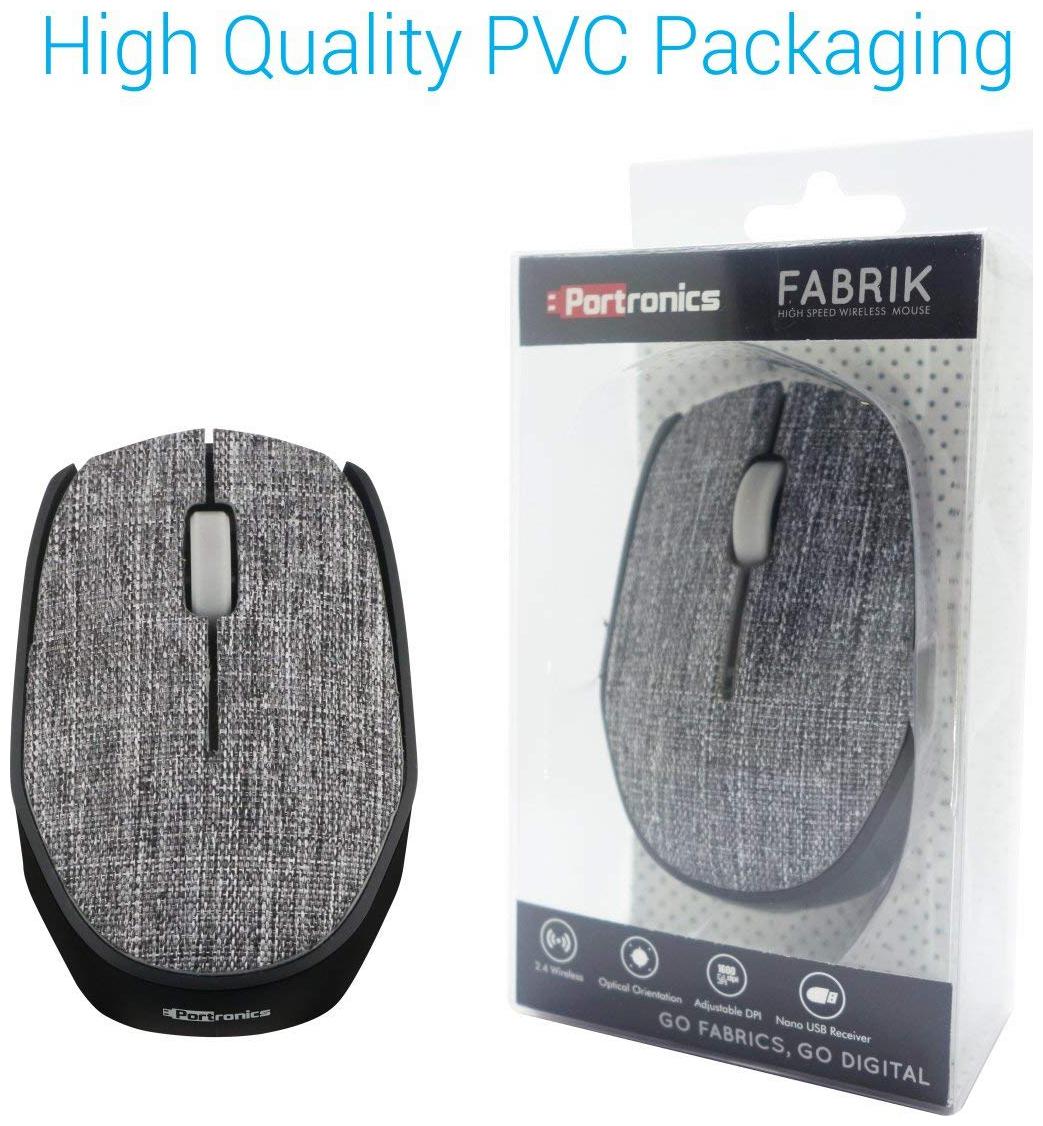

Portronics POR-829 Wireless Mouse ( Grey )