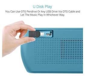Portronics POR-780 Bluetooth Speaker (Sky Blue)
