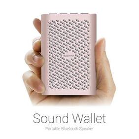 Portronics Sound Wallet Bluetooth Speaker (Golden)