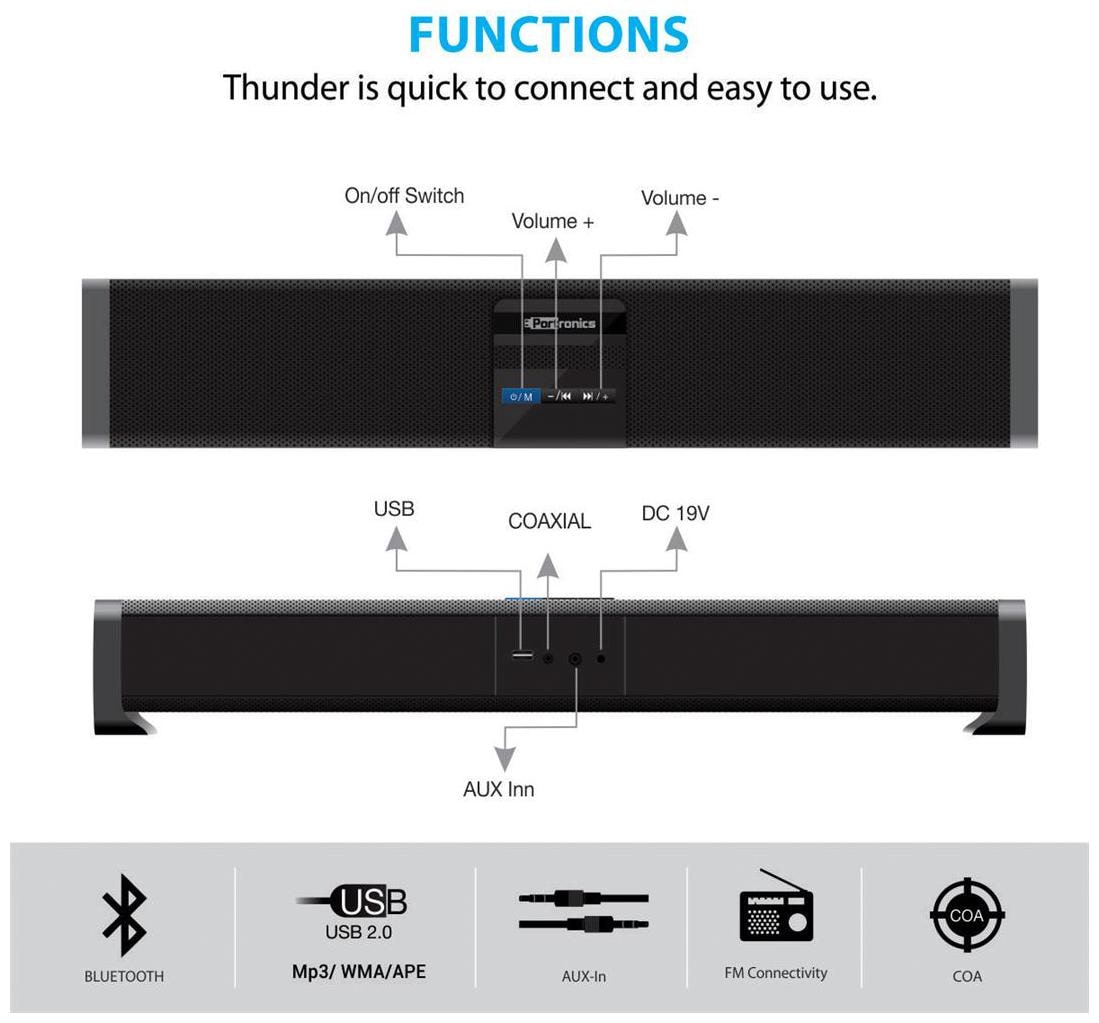portronics thunder