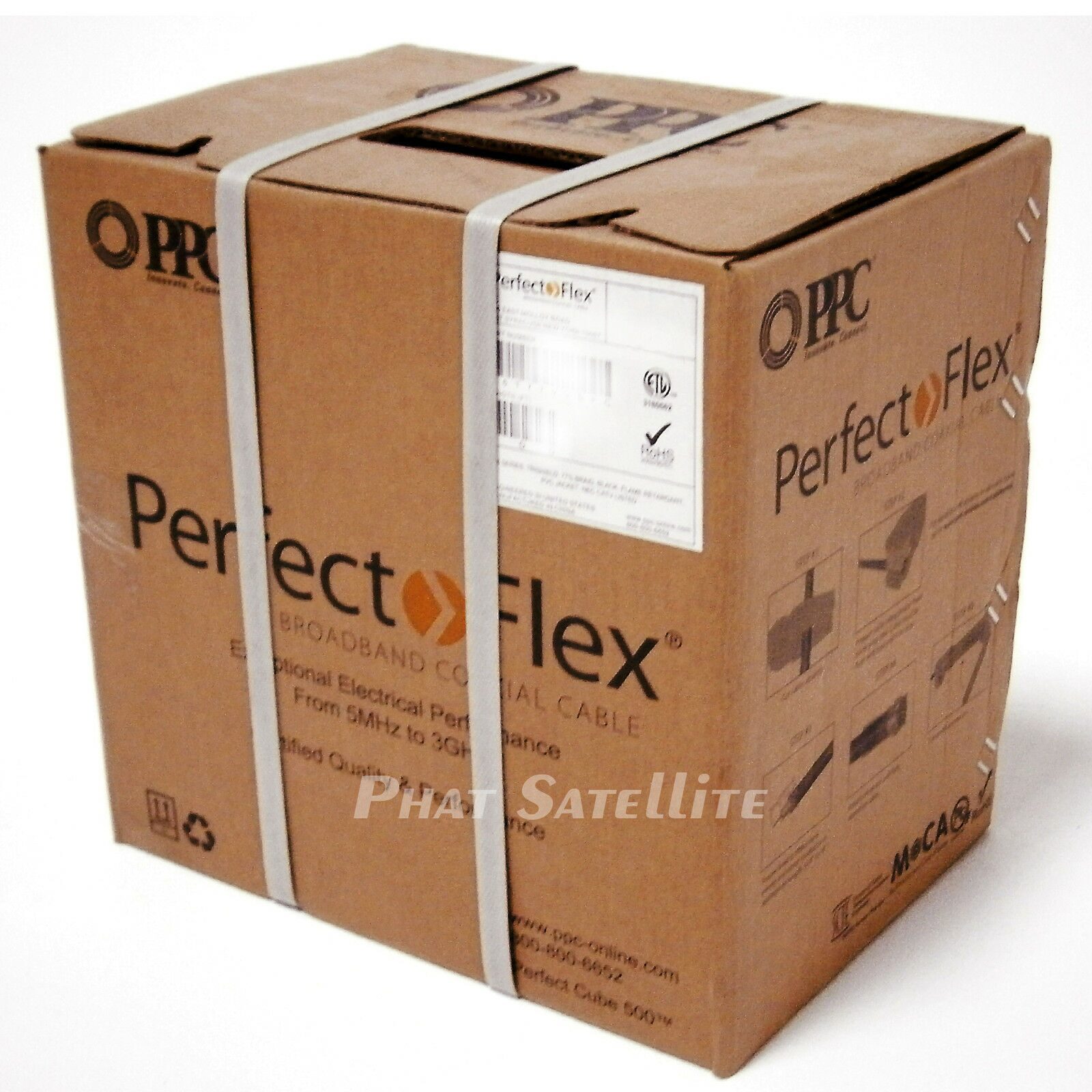 

PPC CATV RG6 Cable SATELLITE CABLE Coaxial 3GHz Communications P6T77VVBFC