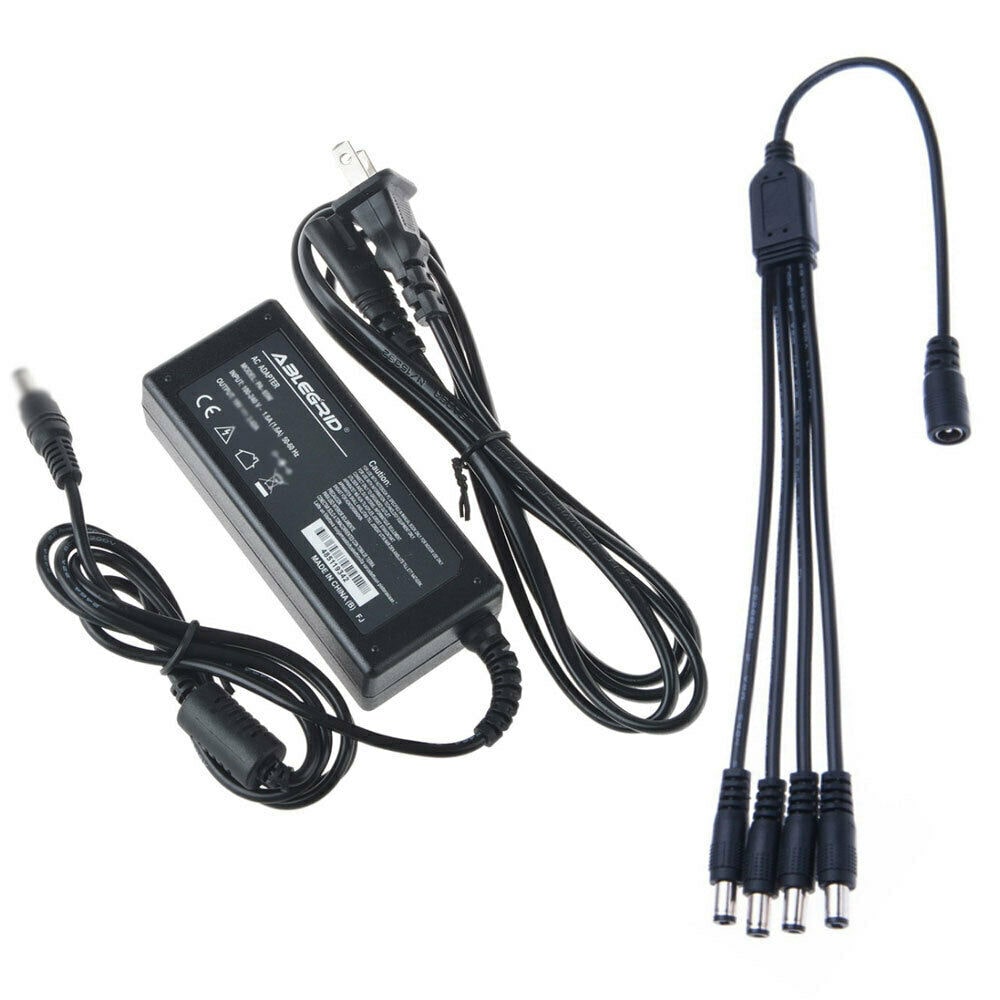 

Premium 3Amp Power Adapter Charger with 4 way splitter for Lorex Cameras Mains