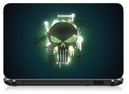 

Procence neon skull graffiti Laptop skin decals