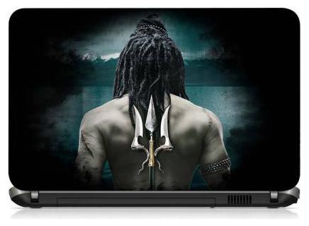 

Procence shiva with trishul original Laptop skin decals