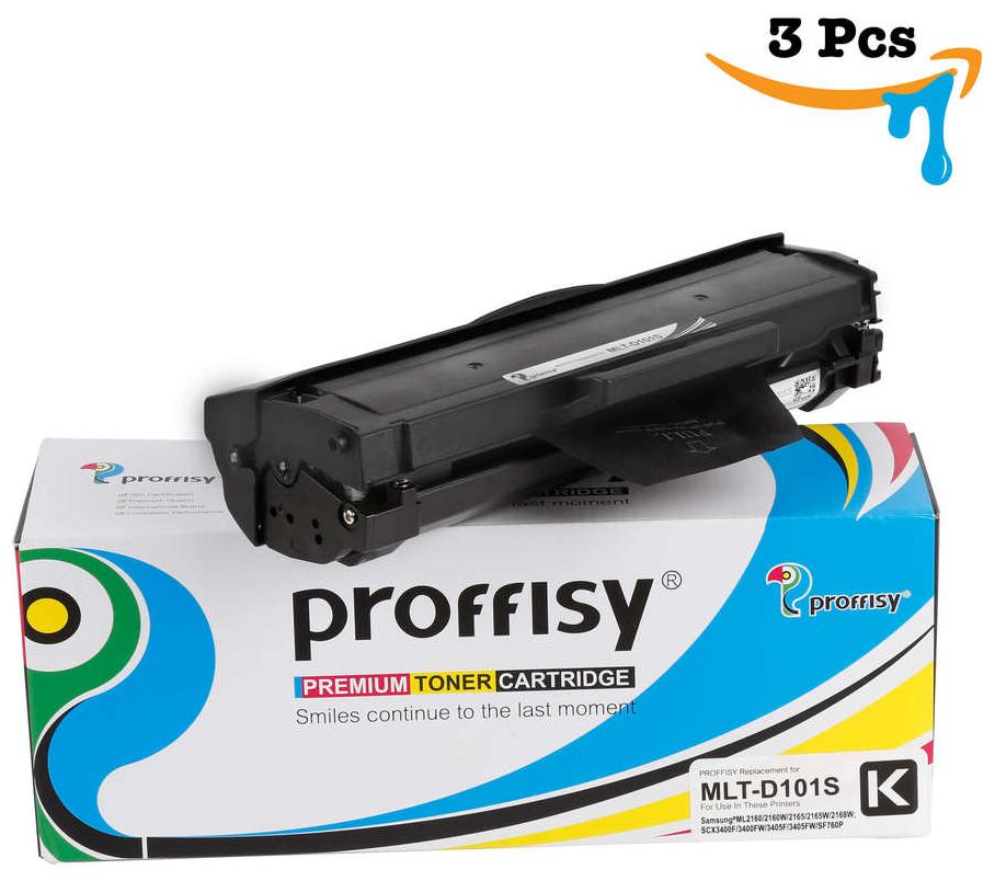 

Proffisy D101S For Samsung MLT D101S Toner Cartridge Compatible Samsung Laser Printers ML 2160 ML 2161 ML 2162G ML 2165 ML 2165W (3 pcs)