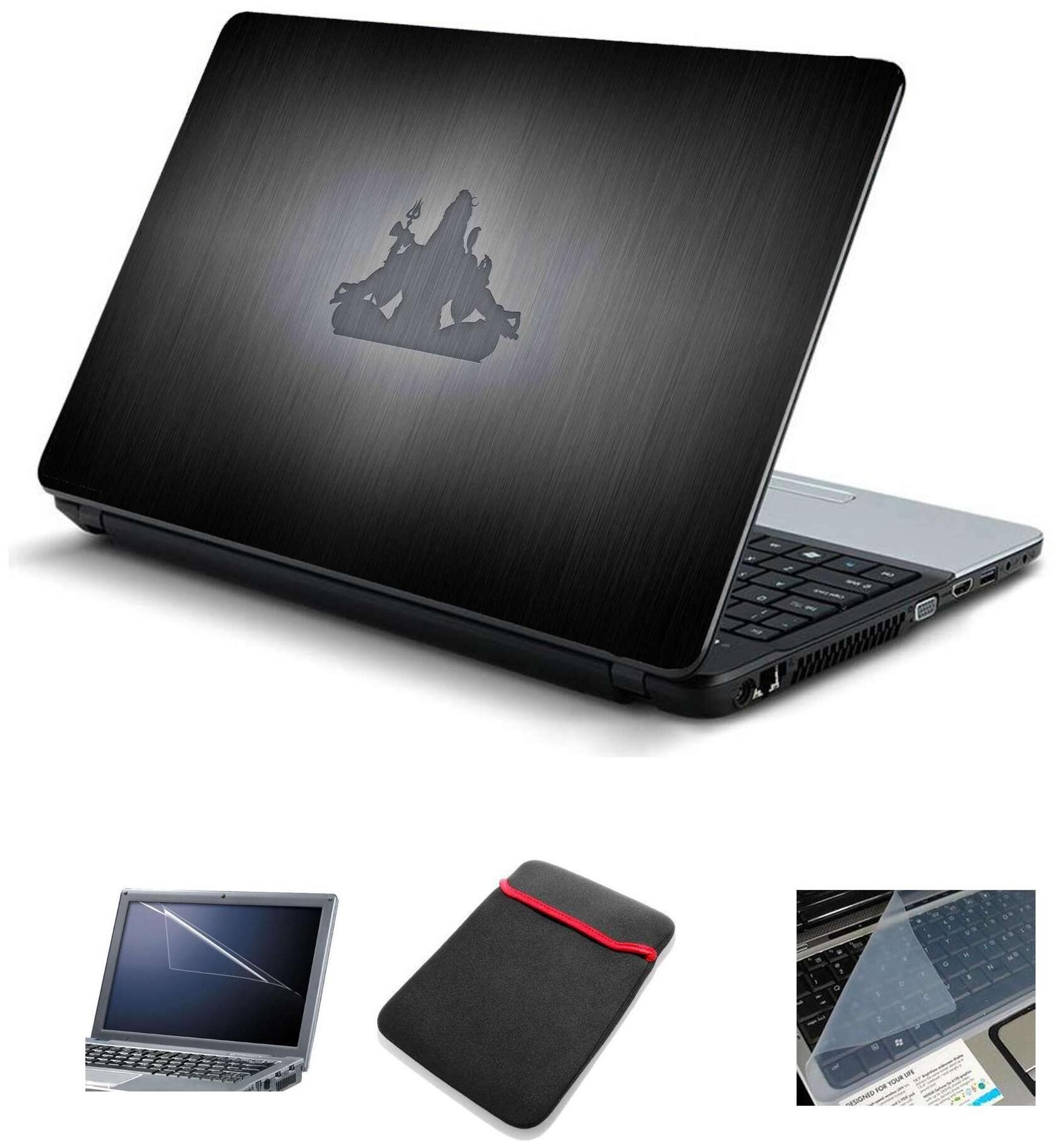 

Psycho Art 4IN1 Laptop Accessories Combo-Laptop Skin 15 6 inch Sticker with Laptop Screen Protector and Laptop KeyGuard for All Laptop-Notebook HQS405