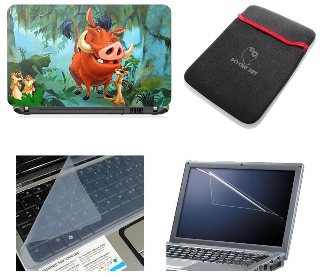 

Psycho Art Laptop Skins with Sleeve Screen Protector and Key Guard for All Laptop 15 6 - Notebook of Dell-lenovo-Acer-HP-Vaio-Asus-Toshiba HQS418