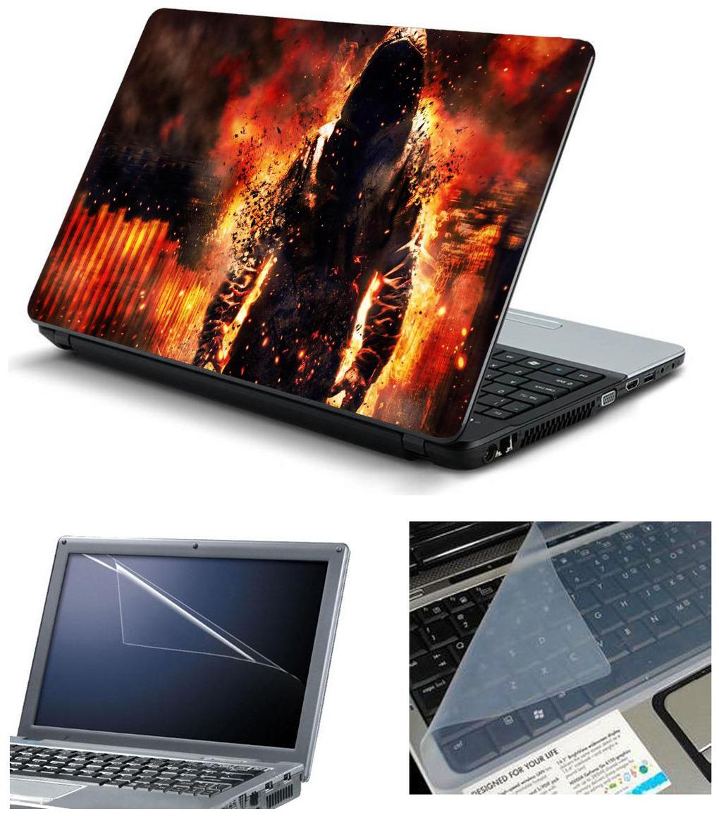 

Psycho Art Laptop Skins with Laptop Screen Protector and Laptop KeyGuard for All Laptop - Notebook of Dell-lenovo-Acer-HP-Vaio-Asus-Toshiba HQ1053