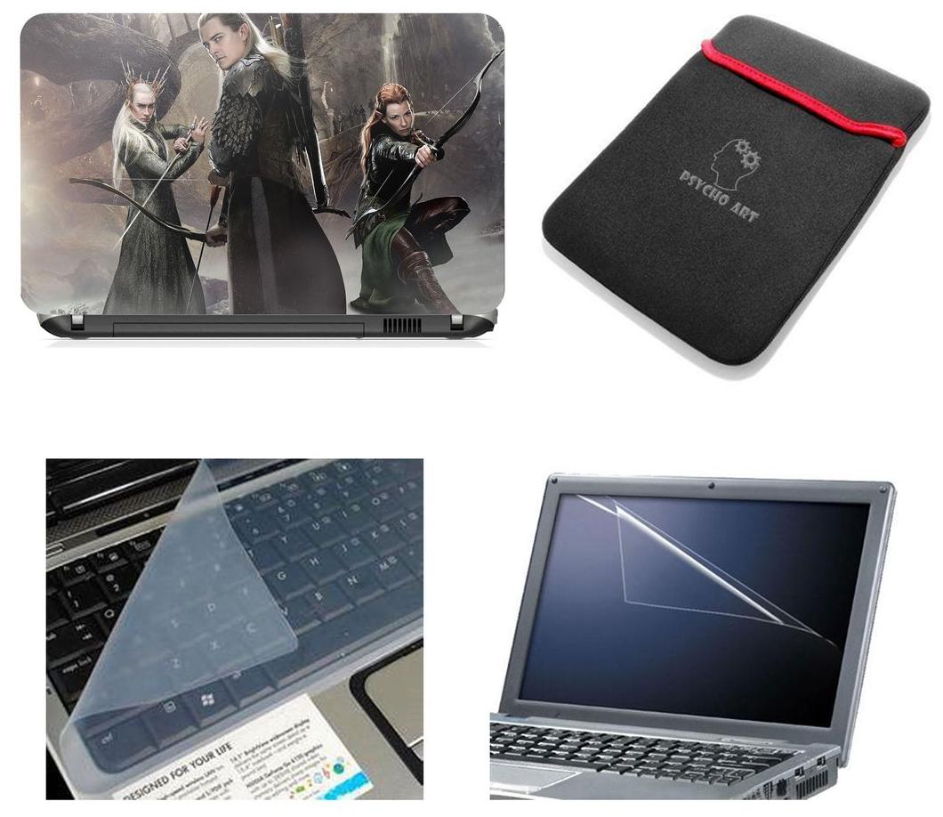 

Psycho Art Laptop Skins with Sleeve Screen Protector and Key Guard for All Laptop 15 6 - Notebook of Dell-lenovo-Acer-HP-Vaio-Asus-Toshiba HQS401