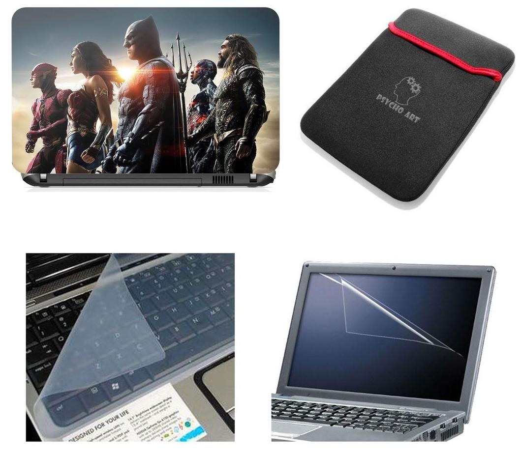 

Psycho Art Laptop Skins with Sleeve Screen Protector and Key Guard for All Laptop 15 6 - Notebook of Dell-lenovo-Acer-HP-Vaio-Asus-Toshiba HQS446