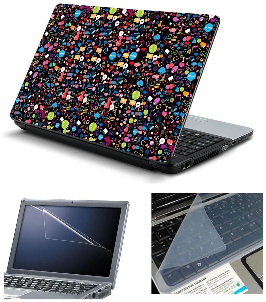 

Psycho Art Laptop Skins with Laptop Screen Protector and Laptop KeyGuard for All Laptop - Notebook of Dell-lenovo-Acer-HP-Vaio-Asus-Toshiba HQ1023